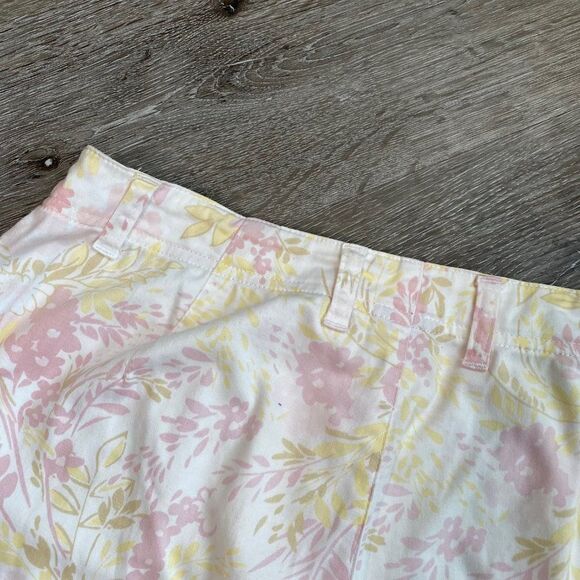 Gloria Vanderbilt Pastel Floral Grandma Core Capris SZ 12 90’s - Picture 10 of 14